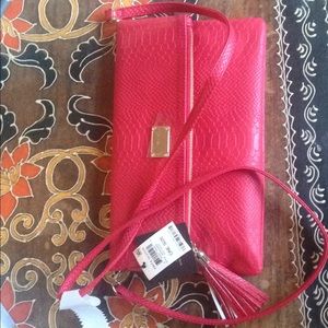 Convertible clutch/cross body bag